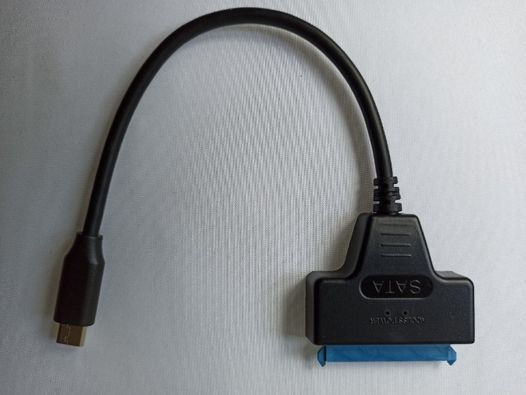 Cabo ligação Sata para USB C 3.0