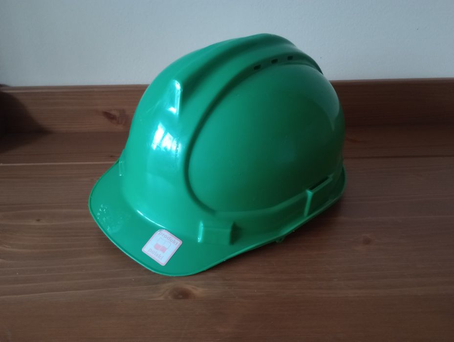 Kask budowlany zielony 53-59 cm