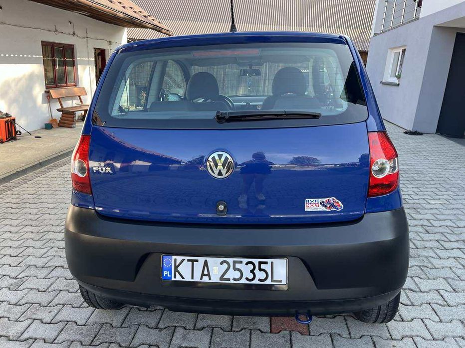 VW FOX 1.2 Benzyna 60 KM, 2011 rok produkcji, 2 komplety kół, zadbany