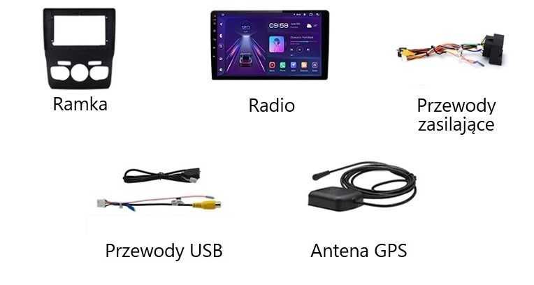 Radio 2din Android Citroen C4 2GB Nawigacja, Bluetooth, DSP, Raty