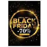 plakat black friday, plakat sale, plakat wyprzedaż, plakat promocja