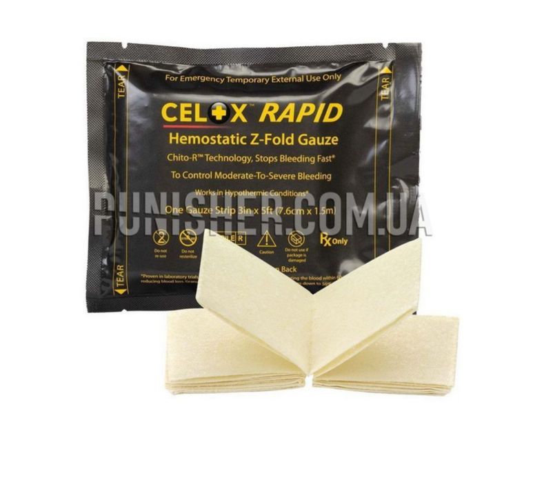 ChitoGAUZE гемостатичні бинти