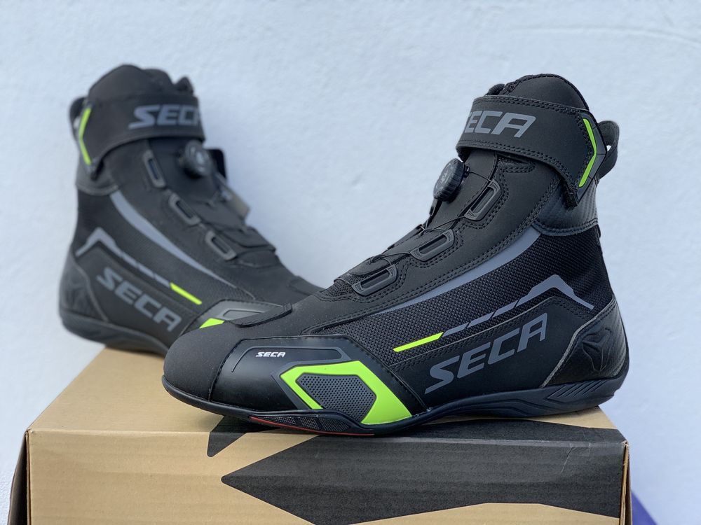 Niskie buty motocyklowe Seca APEX EVO rozmiar 46 Freelock, NOWE!