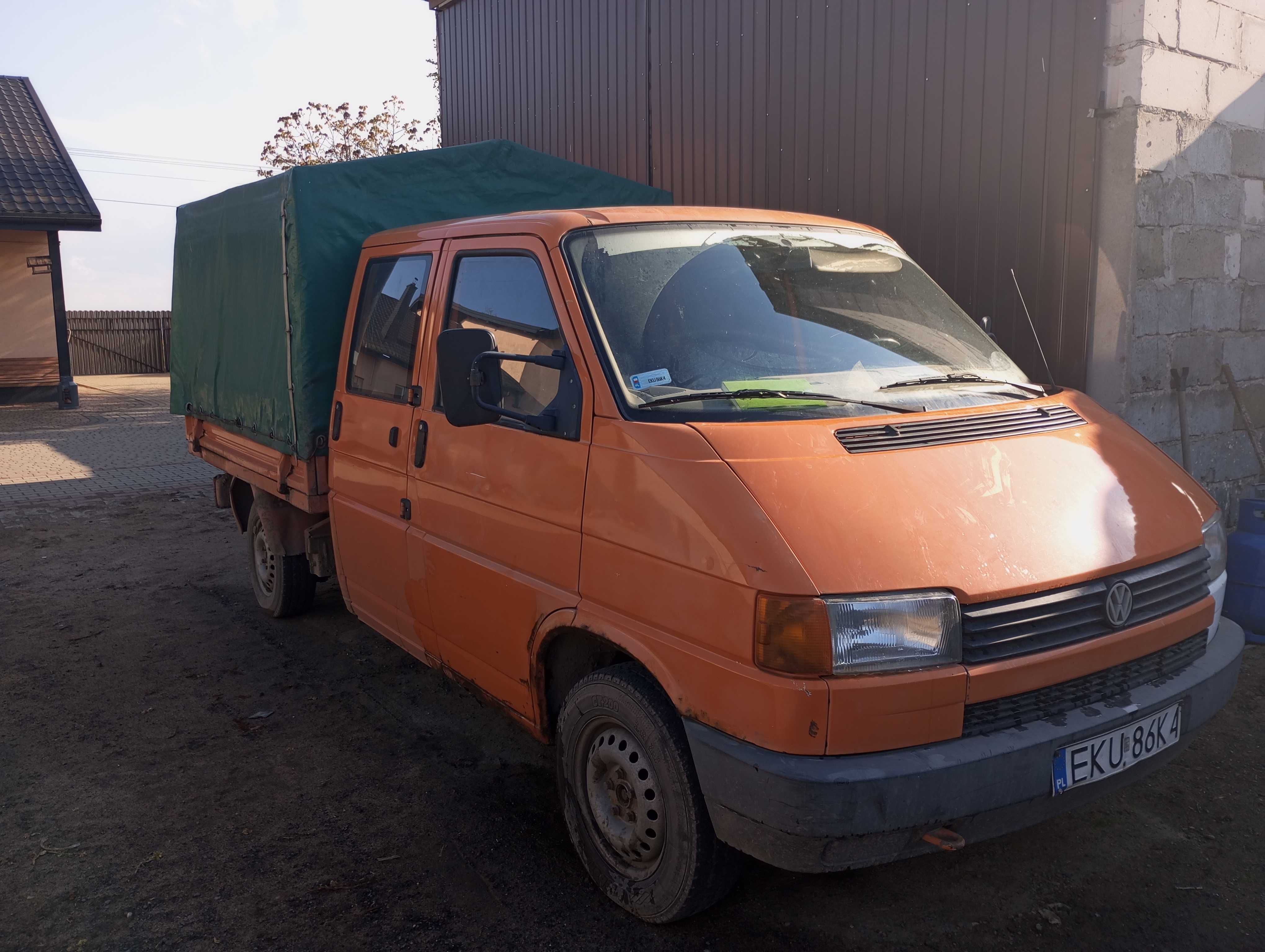 volkswagen doka transporter skrzynia paka