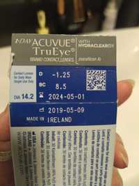 Soczewki Acuvue TreuEye -1.25 23szt.