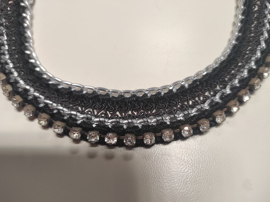 Красивое украшение на шею, колье, намисто, буси,силянка ручної роботи