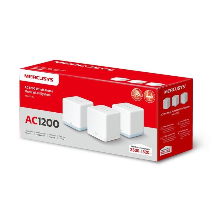 Sistema Mesh TP-LINK Mercusys Halo H32G (3-Pack)