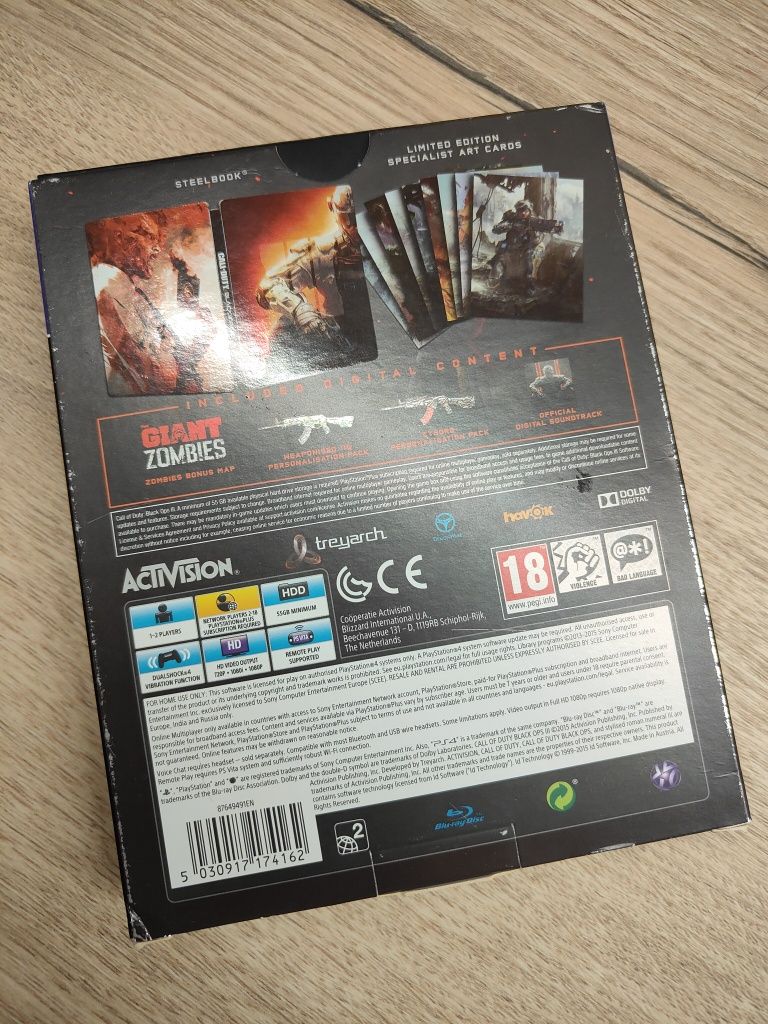 Call of Duty Black Ops 3 Hardened Edition SteelBook PS4