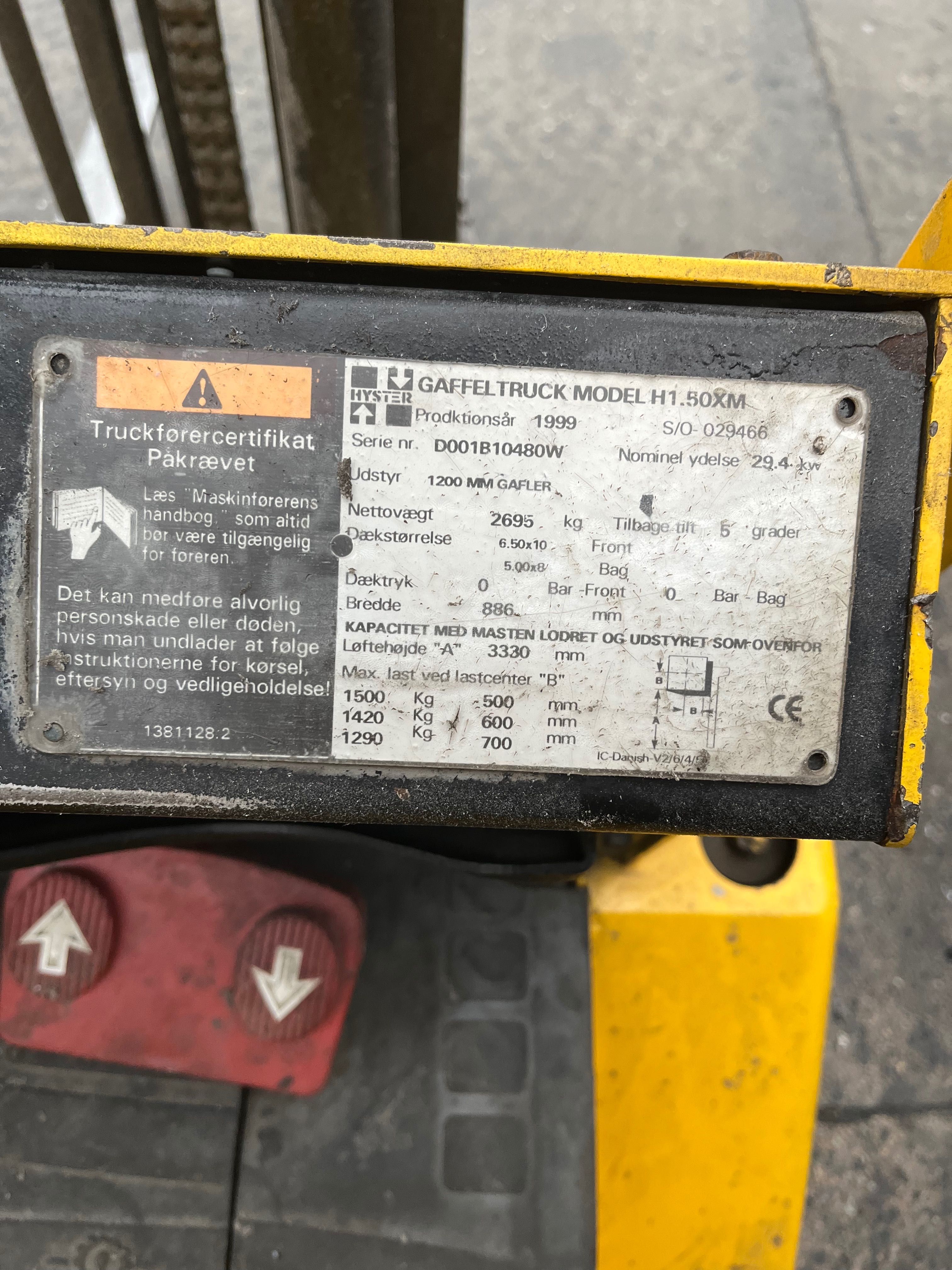wózek widłowy hyster