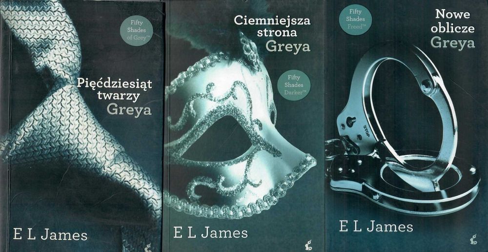 50 twarzy greya 3 tomy.