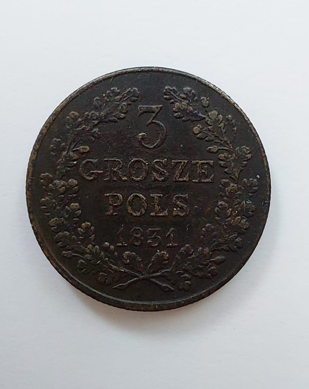 3 grosze 1831 Powstanie Listopadowe