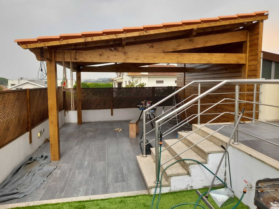 Telheiros em madeira