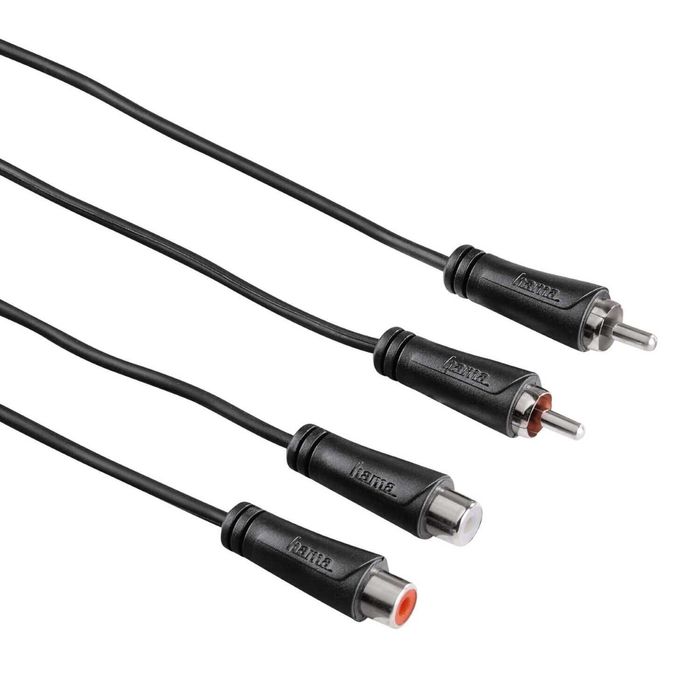 Hama RCA-подовжувач 3 м RCA-мама-папа подовжувач HiFi-кабель