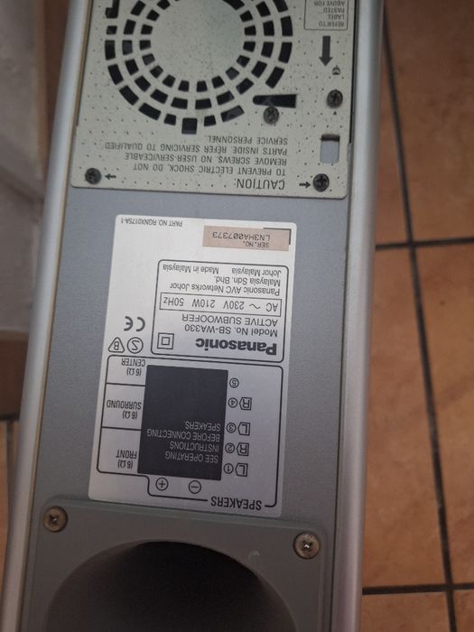 Sistema de som para sala ou outro lugar