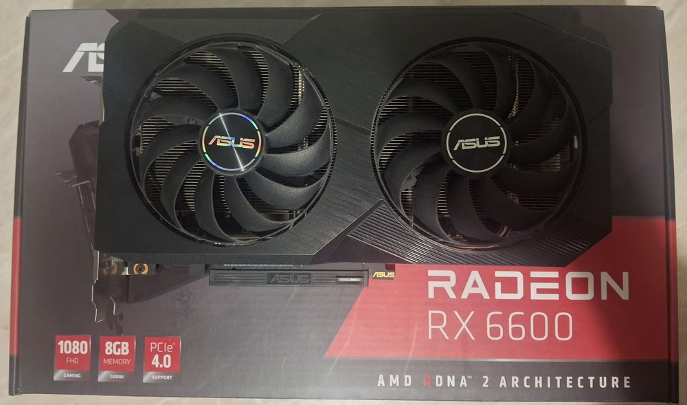 Відеокарта rx6600 на гарантії
