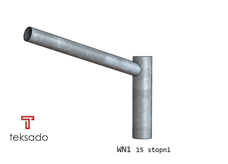 Wysięgnik nasadzany na słup jednoramienny WN-1