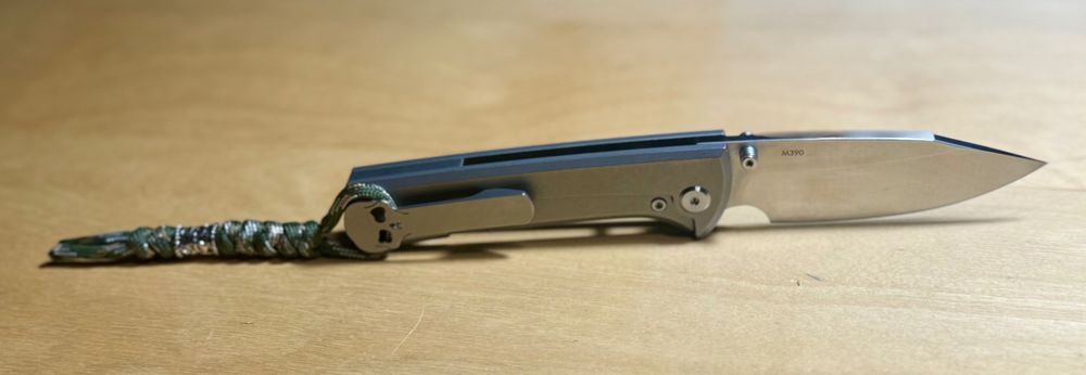 Nóż Jufule wzór Chaves Knives Scapegout M390 Titanium Drop Point