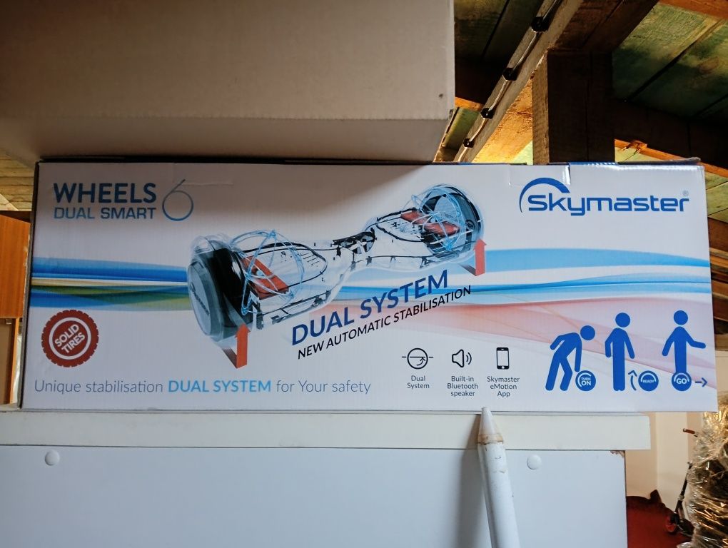 Deskorolka elektryczna sky master Dual system