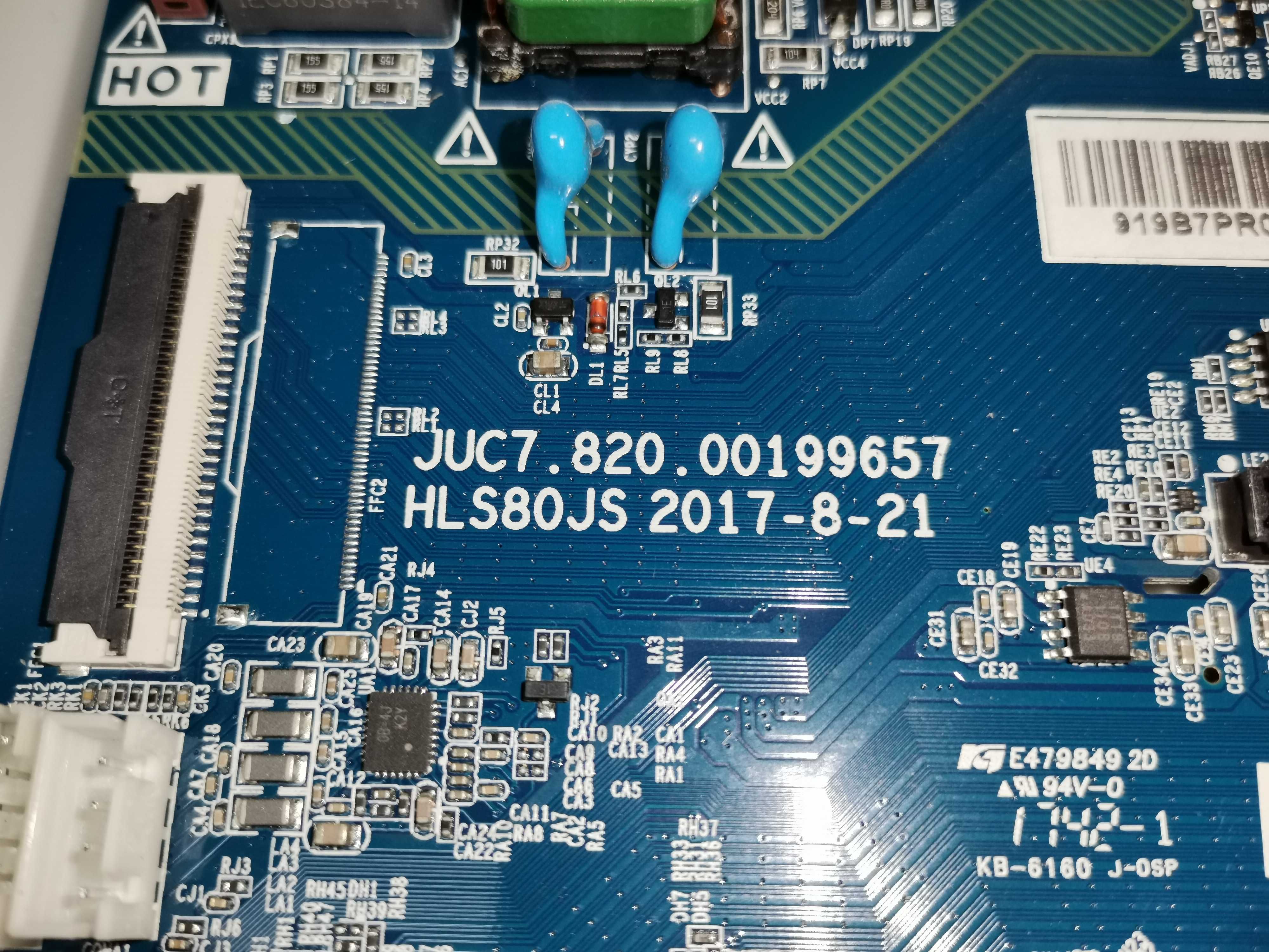 Mainboard JUC7. 820. 0 0 1 9 9 6 5 7  kunft 32CGL 1 0 7 0 1 7