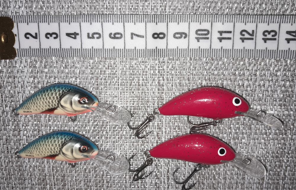 Woblery salmo hornet 4cm plywajace 4 szt