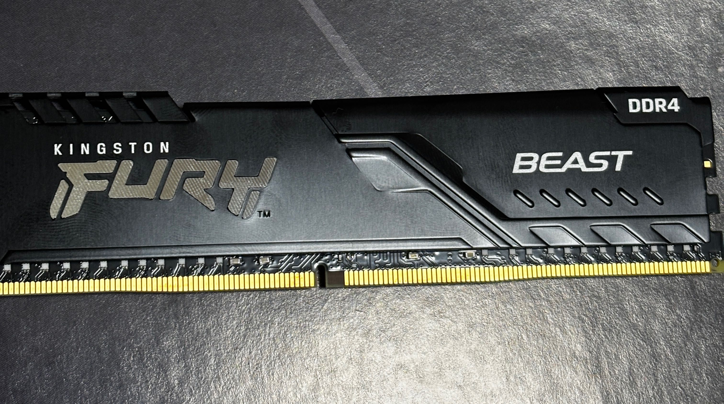 Оперативна память DDR4 16GB 3200 Fury Beast Black Kingston Fury