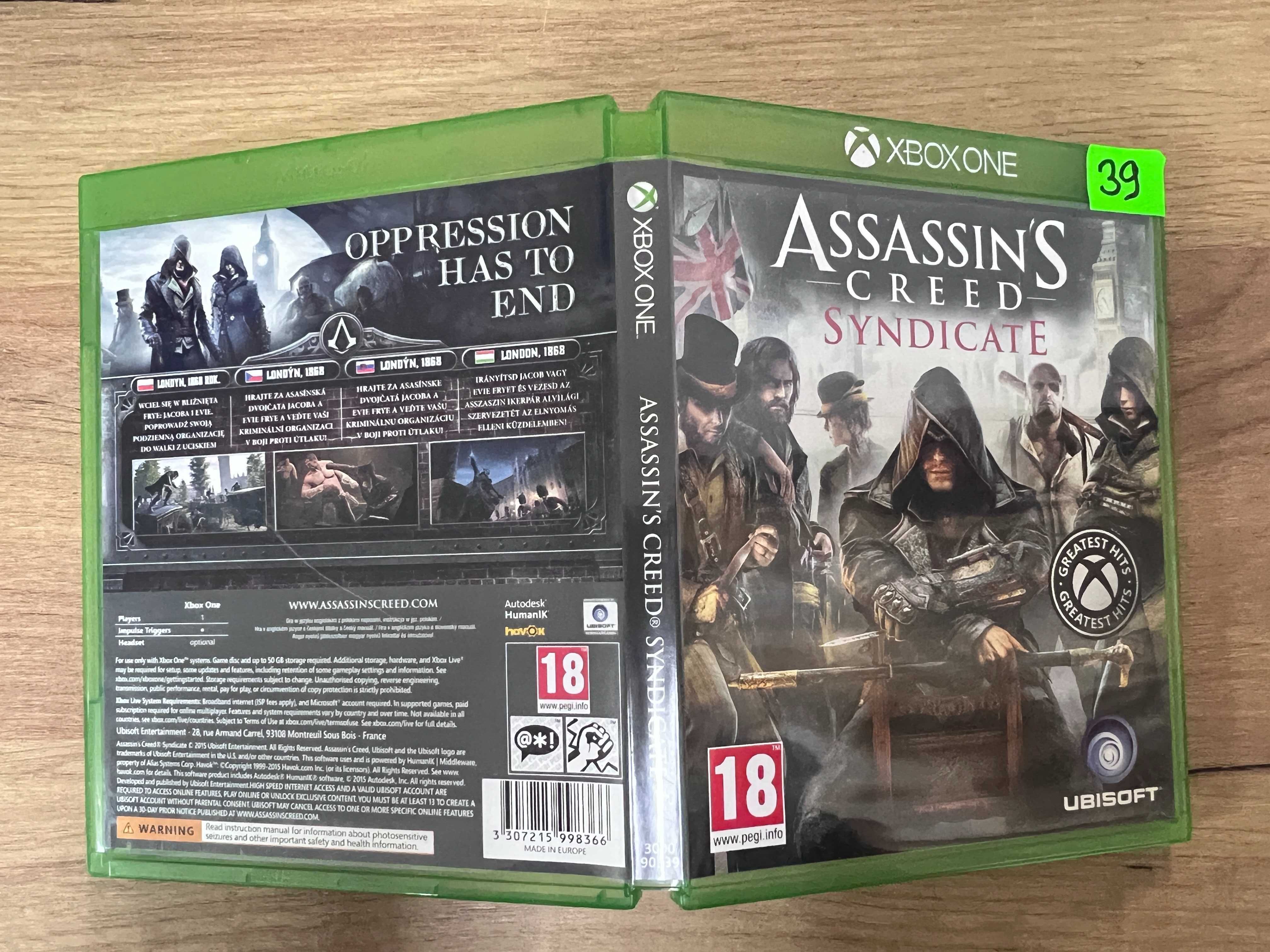 Assassin's Creed Syndicate Xbox One | Sprzedaż | Skup | Jasło