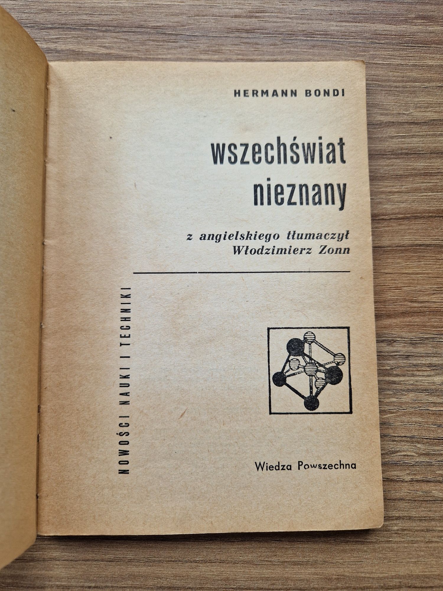 Wszechświat nieznany - Hermann Bondi NOWOŚCI NAUKI I TECHNIKI