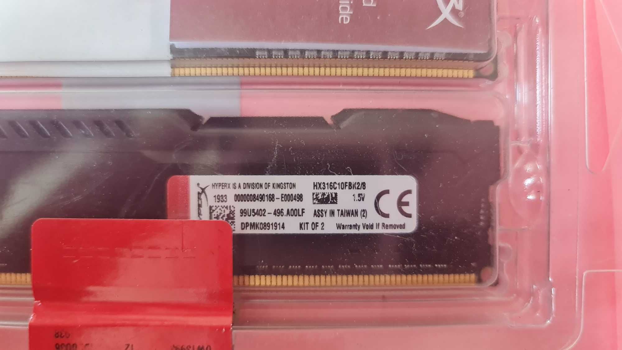 NOWE FURY HYPERX hx316c10fbk2/8 2x4GB DDR3 8GB, 1.5V _ Sklep Strumień