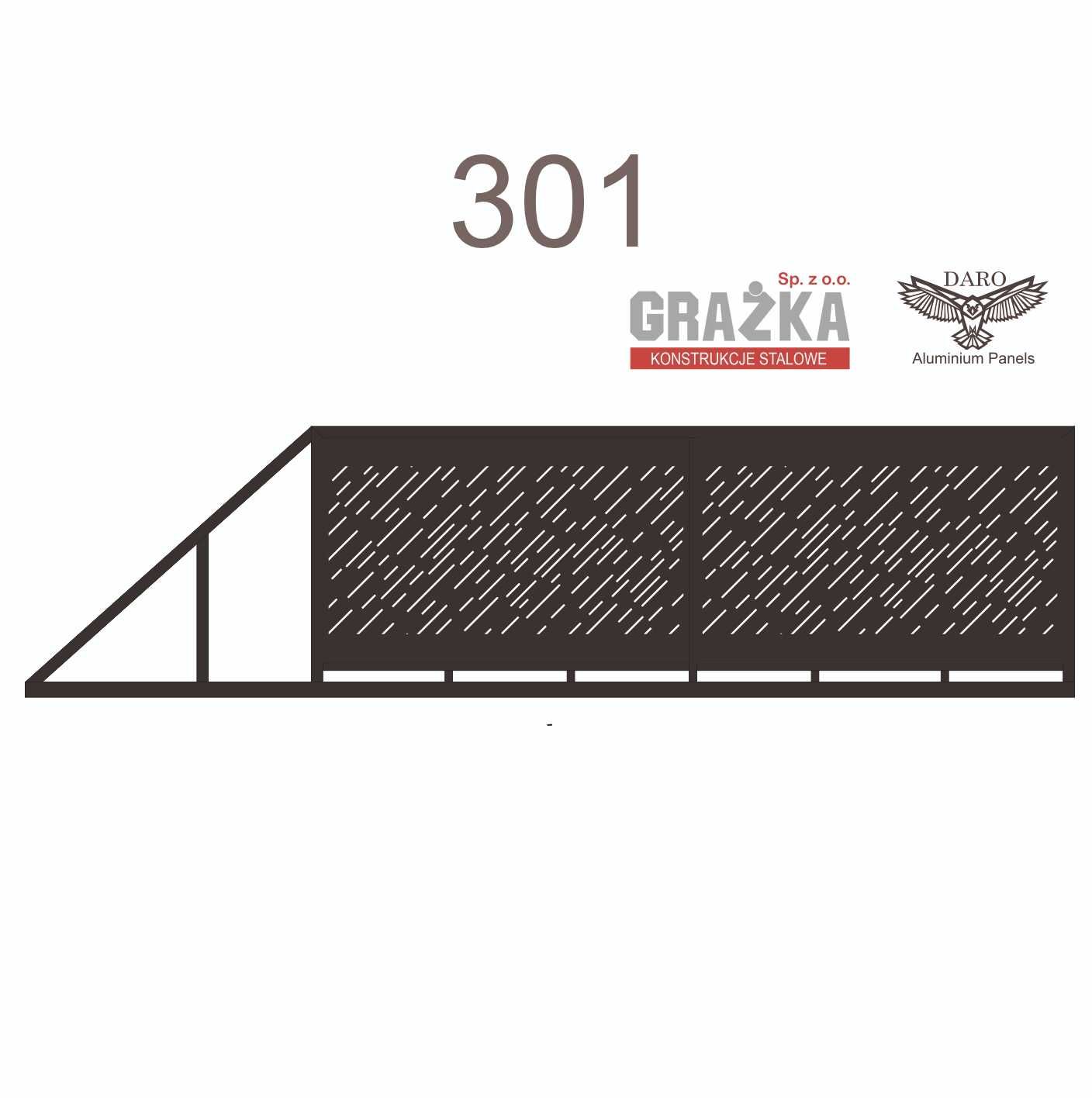 Brama przesuwna CNC 4mx1,42m ocynk+kolor PRODUCENT
