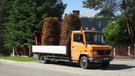 Usługi transportowe HDS. Przewóz materiałów budowlanych kontenerów itp