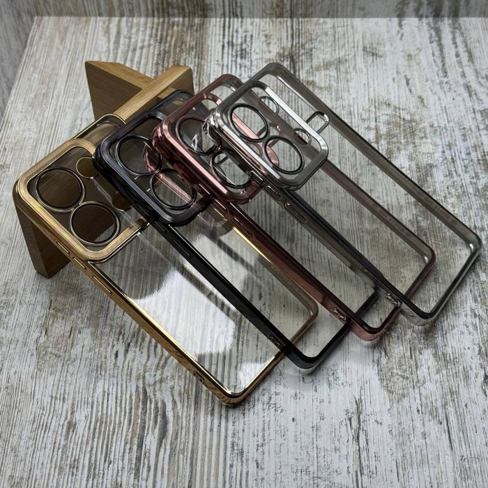 Чехол Chrome Clear на Xiaomi Redmi Note 13 Pro 4G/ Poco M6 Pro