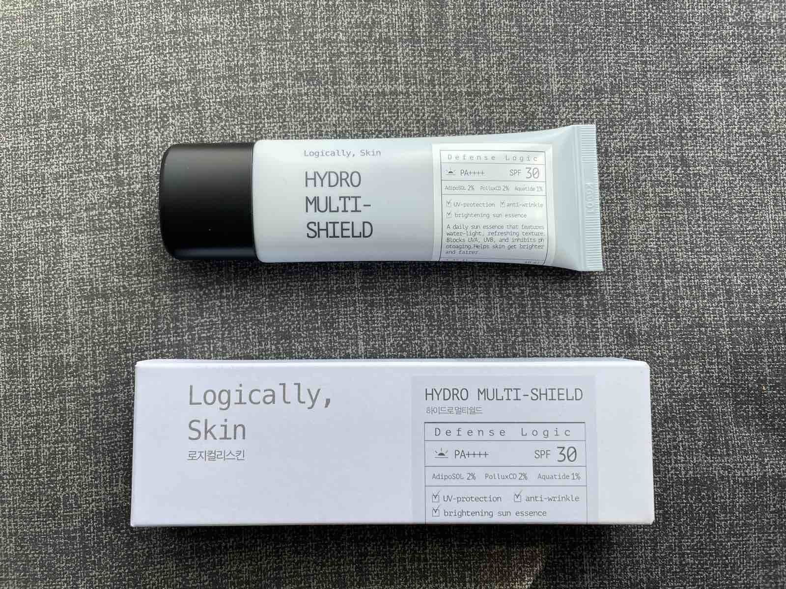 Крем з spf30 від logically, skin hydro multi-shield sun essence spf30