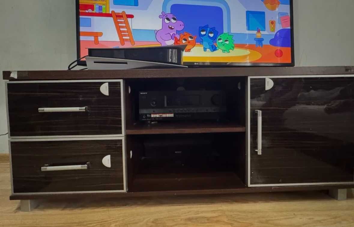 Zestaw mebli słupek, witryna pod świetlana, barek niski, szafka RTV