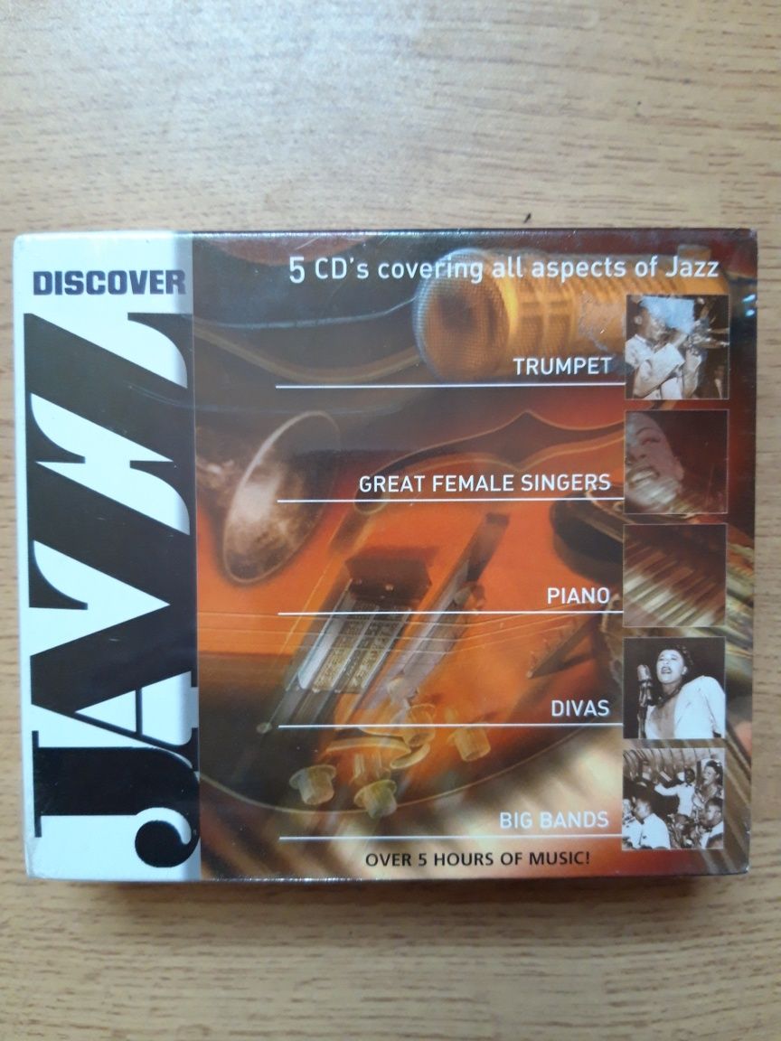 Jazz discower 5 sztuk cd - Nowe