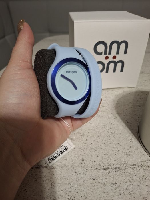 Zegarek niebieski am..pm