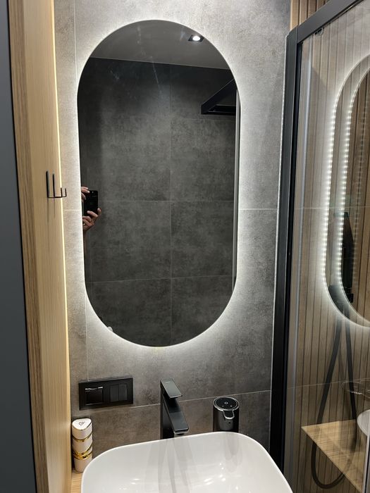 Lustro łazienkowe led 90x45