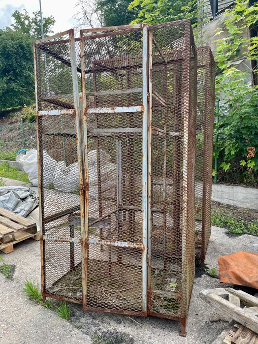 Metalowa Klatka Magazynowa Z Siatki Stalowej