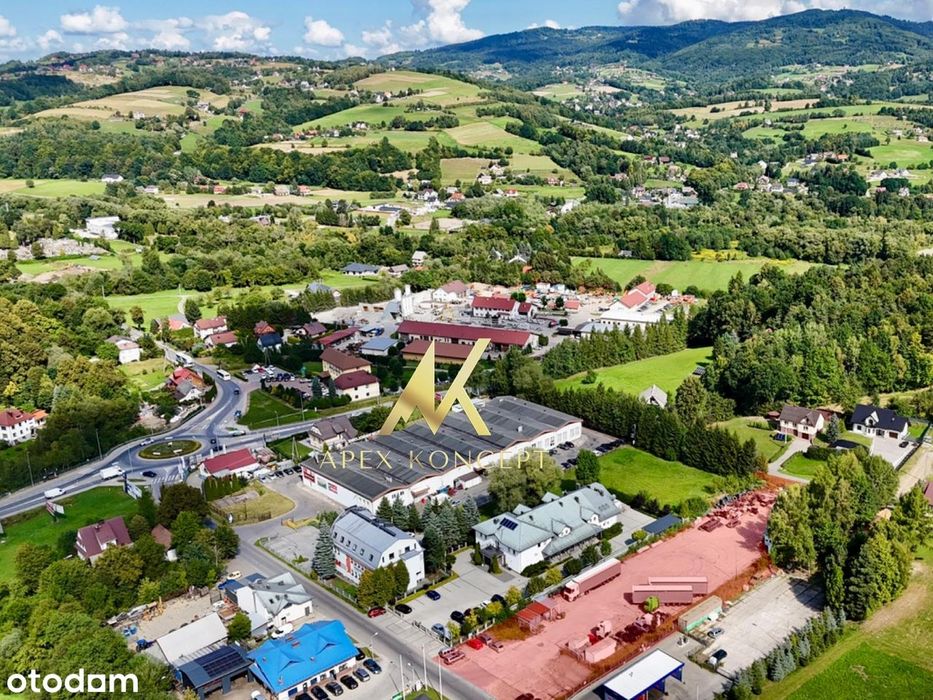 Działka produkcyjno-usługowa- Limanowa