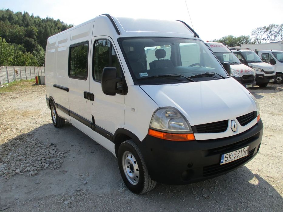 Renault Master L2H2 doka 6-osobowy Dubel 2.5dCi Brygadówka  6-osobowy Dubel 2.5dCi Brygadówka Master L2H2 doka rej. 2007