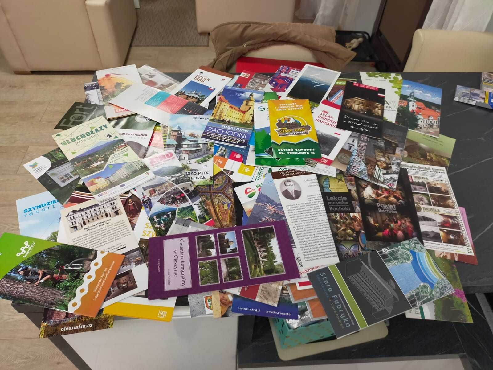 Zestaw: Informatory, Ulotki, Mapy itp. Turystyka, Góry 3kg
