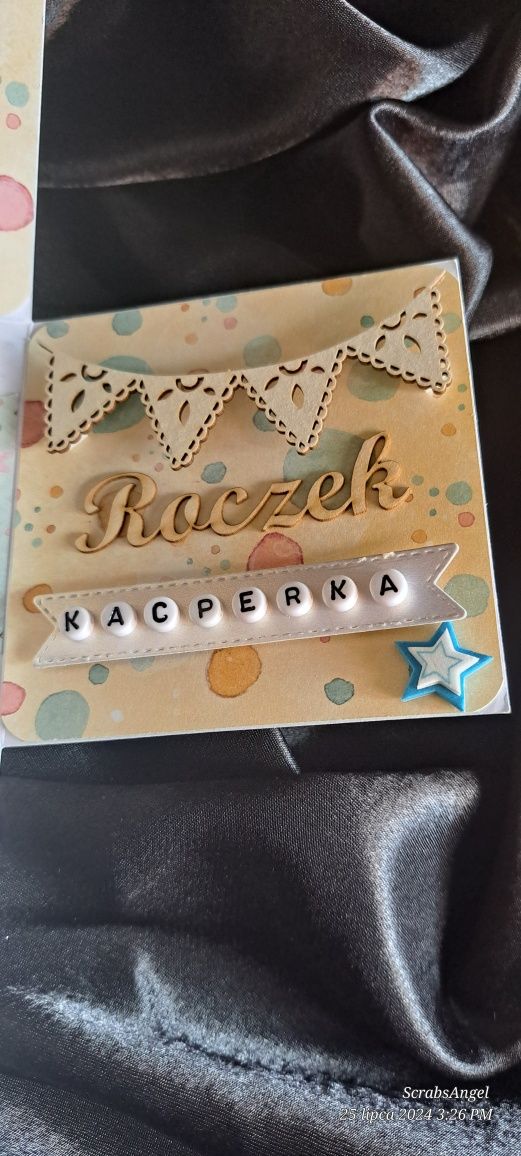 Pamiątka na 1 urodziny Roczek exploding box