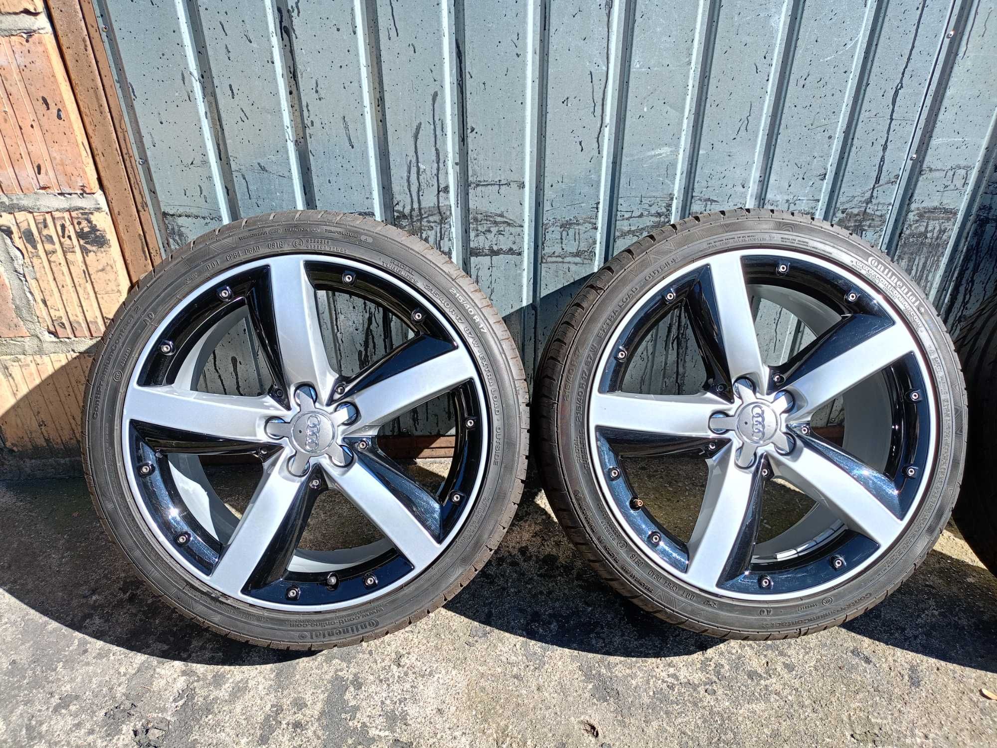 7.5Jx17ET36 5x100 Audi S1/A1 215/40R17 Continental PremiumContact2