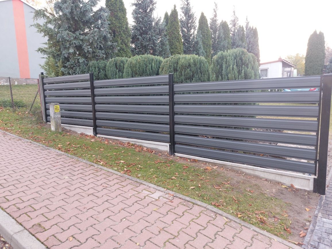 Sztachety sztachetki  metalowe panele poziome PRODUCENT