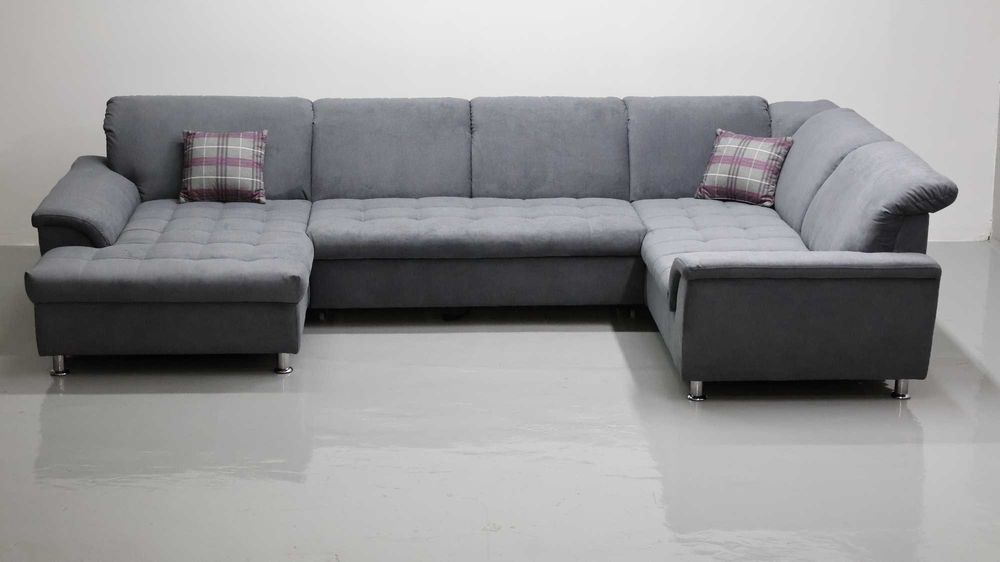 TMI narożnik Wielkie niemieckie U funkcja spania pojemnik rogówka sofa