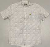 Wr) LYLE & SCOTT oryginalna koszula męska krótki rękaw Roz.S
