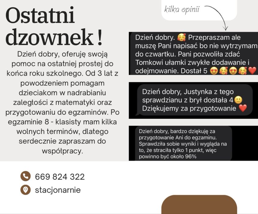Korepetycje matematyka