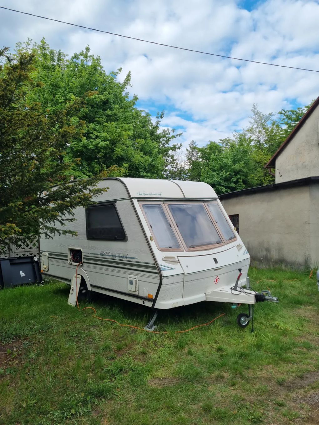 Abbey Vogue Gts 212  Mała lekka przyczepa,Przedsionek,Pokrowiec na zime