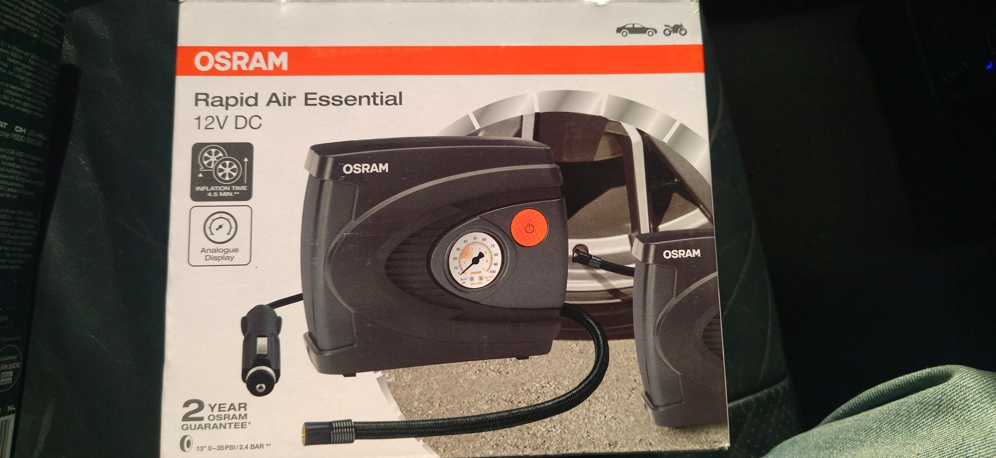 Автомобільний компресор для шин Osram