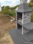 Solidny grill betonowy - nowoczesny design, trwała konstrukcja