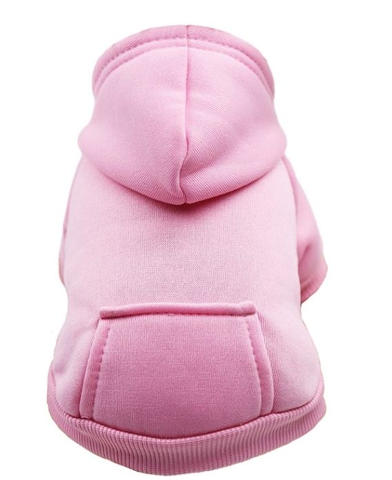 Ubranie Dla Psa Kota Bluza Z Kapturem Różowa Xs
